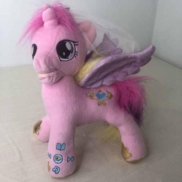My Little Pony Princess Cadance Storyteller Plush 12” Tall Hasbro 2012 With Veil - Picture 1 of 10